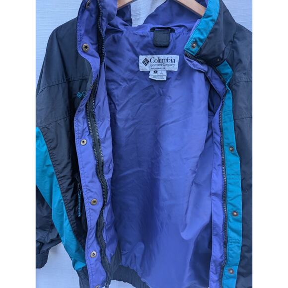 Vintage Columbia X Bugaboo Women's Full Zip Jacket Sz Medium Retro 90s Outdoors - Picture 5 of 7